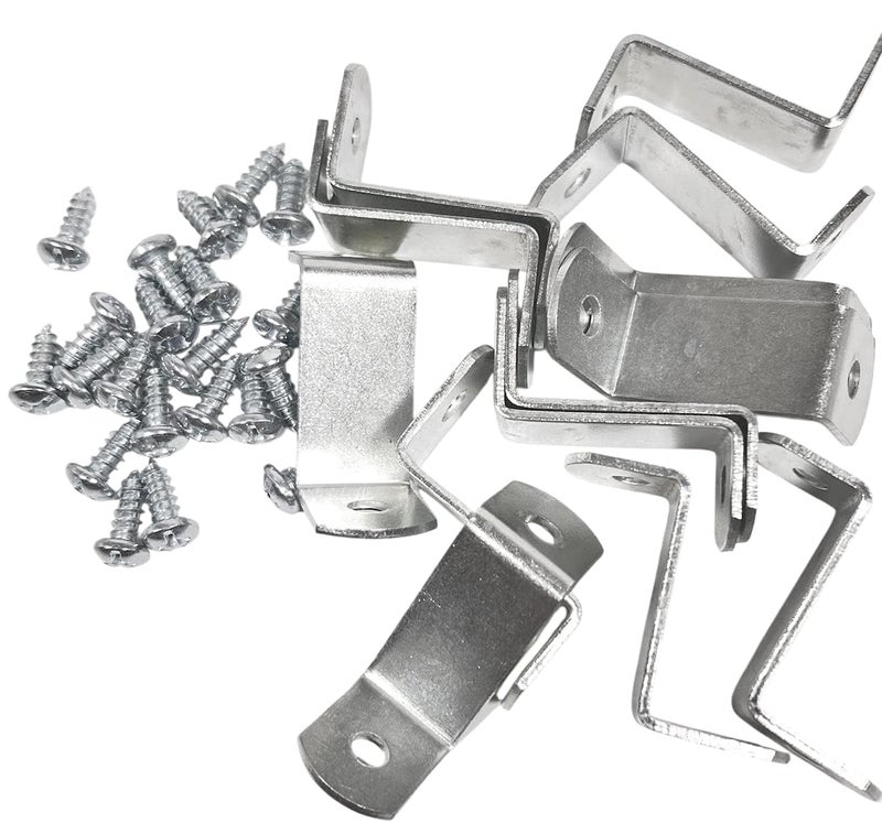 888 Corp 1" Canvas Offset Clips Extra Heavy Duty with Screws 20 Pack - Image 1